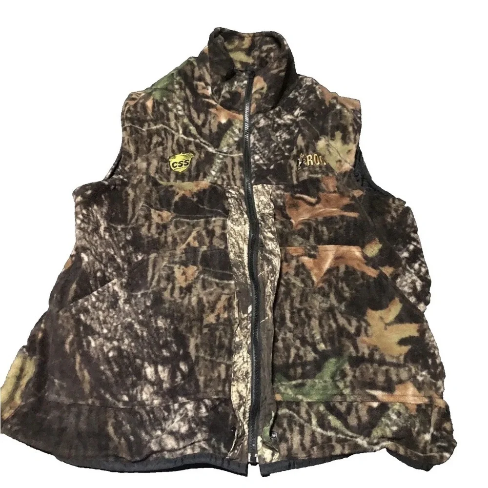 Rocky CSS Fleece Vest Mossy Oak Treestand harness Hunting Size L